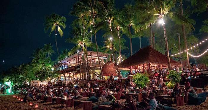 Best beach bars on Koh Samui: CoCo Tam's in Bophut