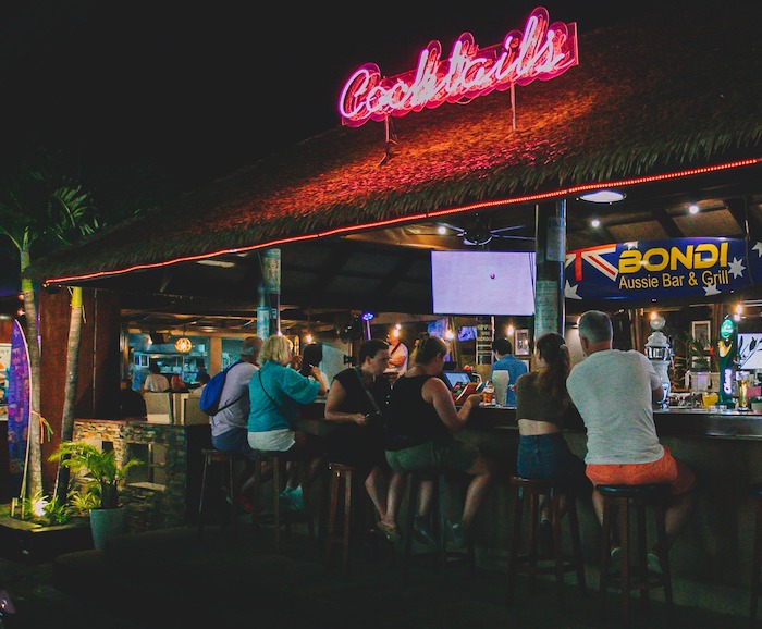 The Bondi Aussie Bar & Grill in Lamai, Koh Samui