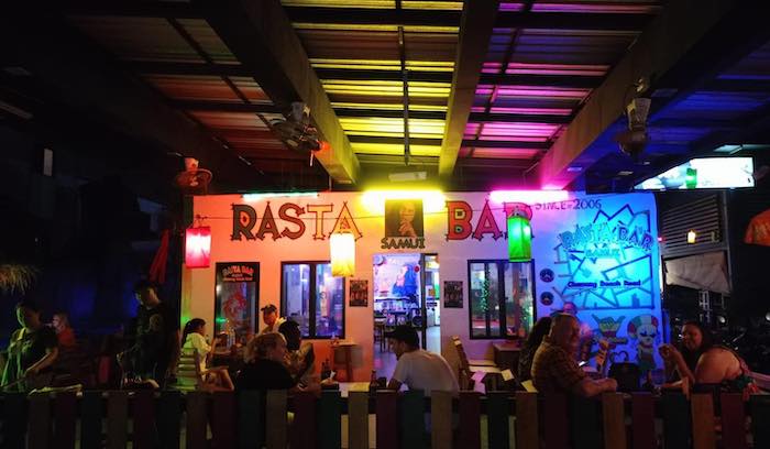 Reggae vibes: The Rasta Bar, Chaweng, Koh Samui