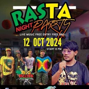 Big Roots Live Reggae Band at The Rasta Bar Chaweng October 12th 2024 Koh Samui