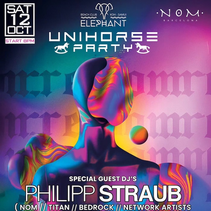 DJ Philipp Straub @ Elephant Beach Club Chaweng: October 12th