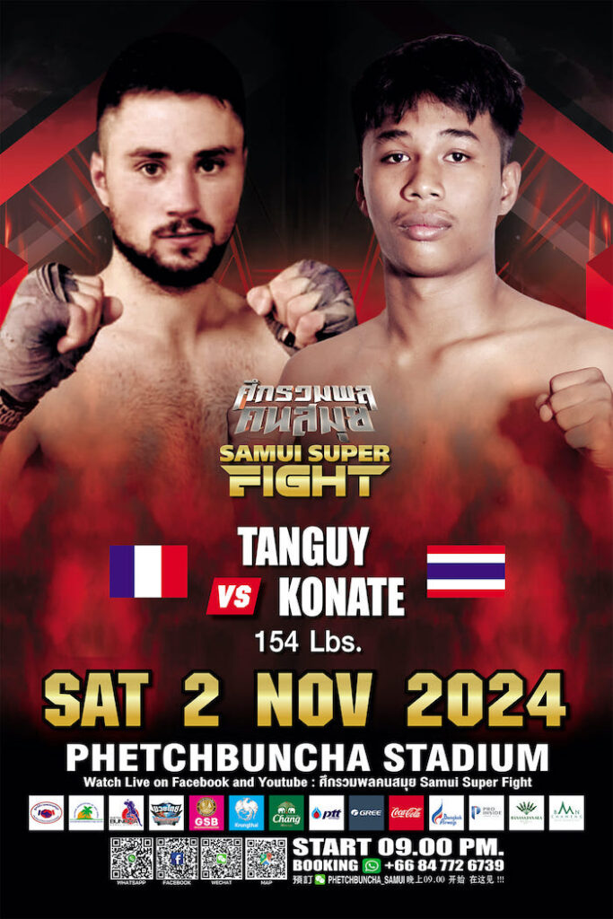 Muay Thai Fight Night Chaweng, Koh Samui November 2nd 2024