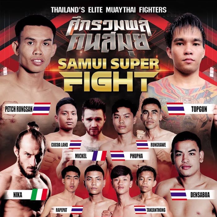 Muay Thai Fight Night in Chaweng – November 23rd