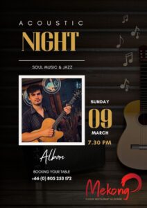 Alban Fritschmann at Mekong Fusion Chaweng Koh Samui March 9th 2025