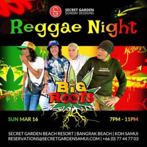 Big Roots at Secret Garden Beach Resort Bangrak Koh Samui March 16 2025