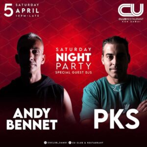 Andy Bennet & PKS at CU Club & Restaurant Koh Samui April 05 2025